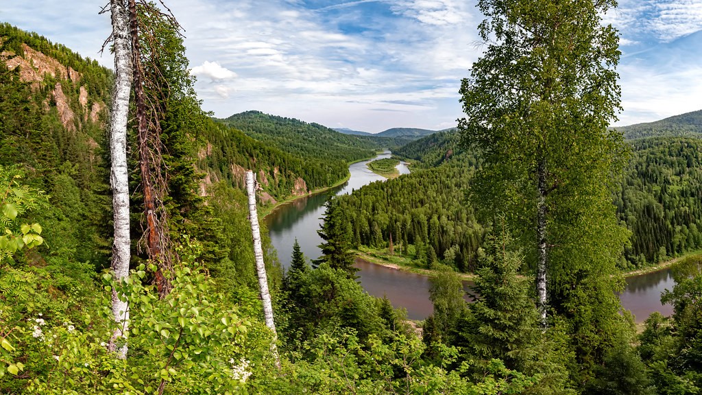 Туристические занятия в Горной Шории.