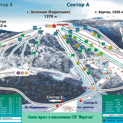 Новые очень красивые трассы Шерегеша